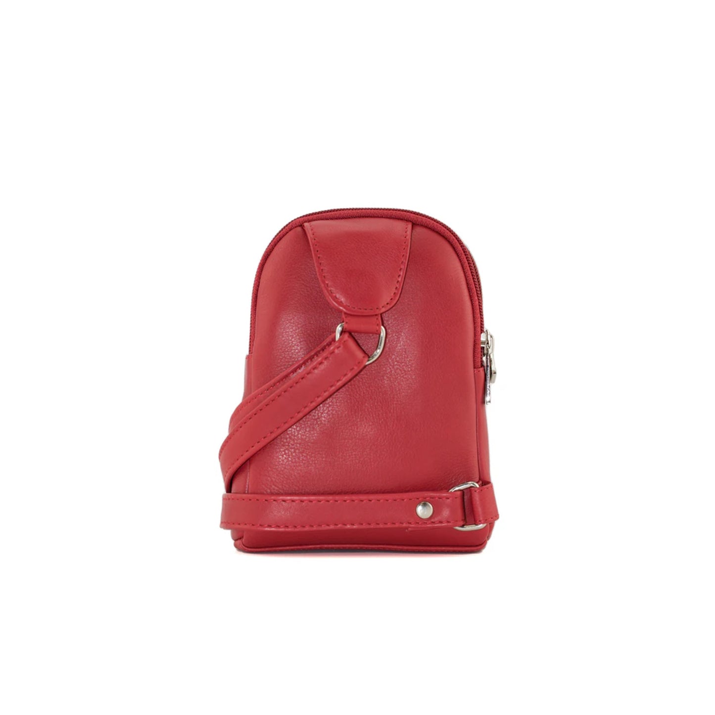 Anishka Leather Mini Crossbody Bag - Black