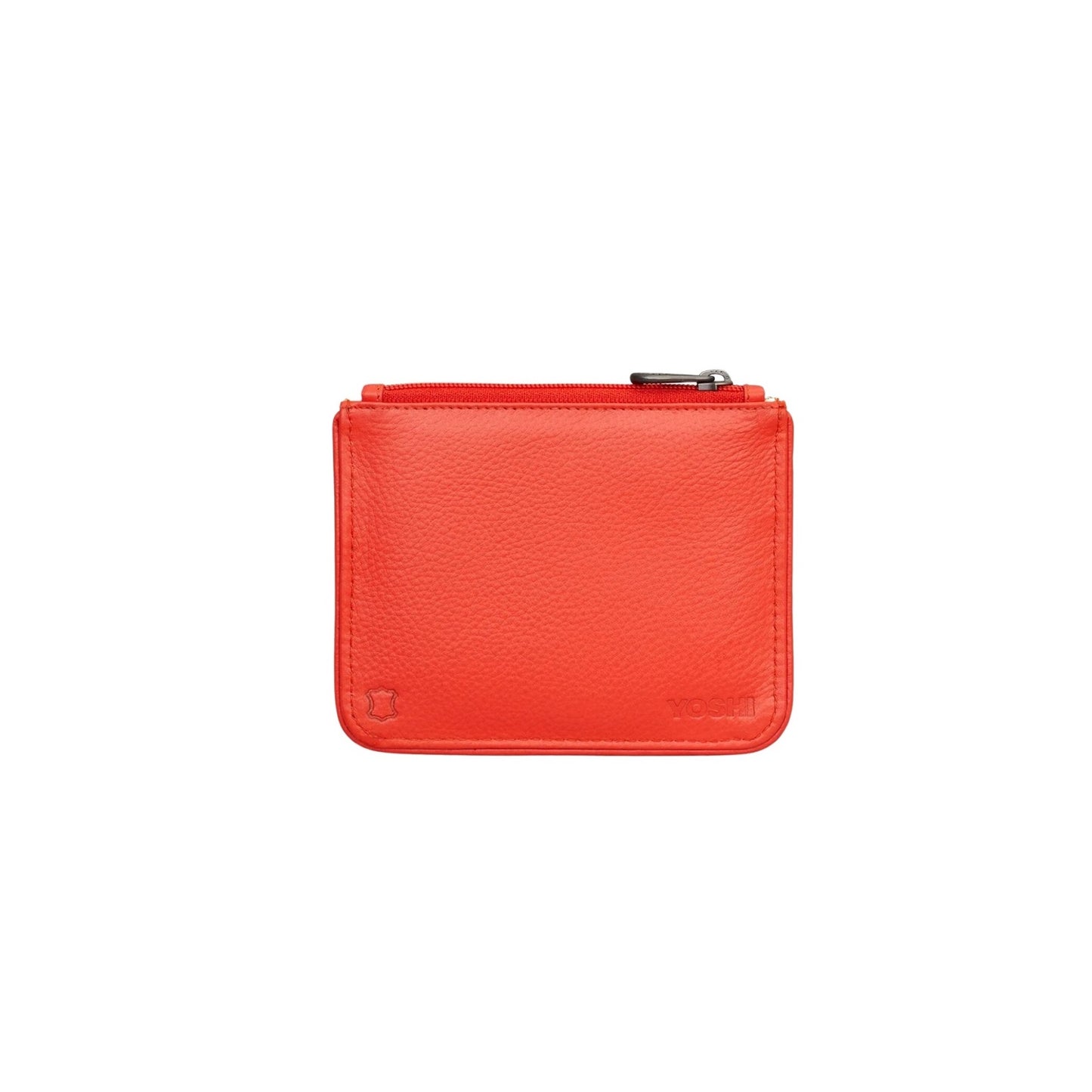 Beautiful Butterflies Leather Purse - Red