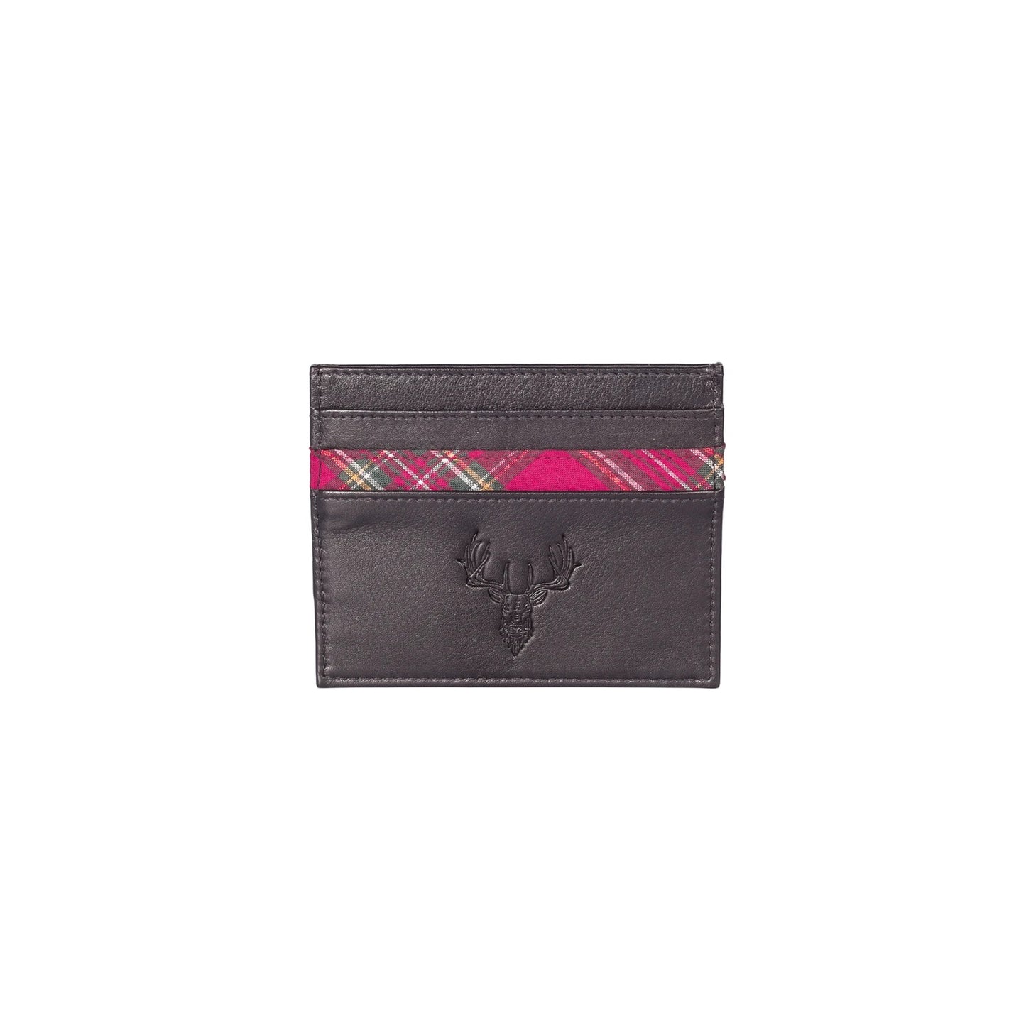 Braemar Leather Card Holder - Black