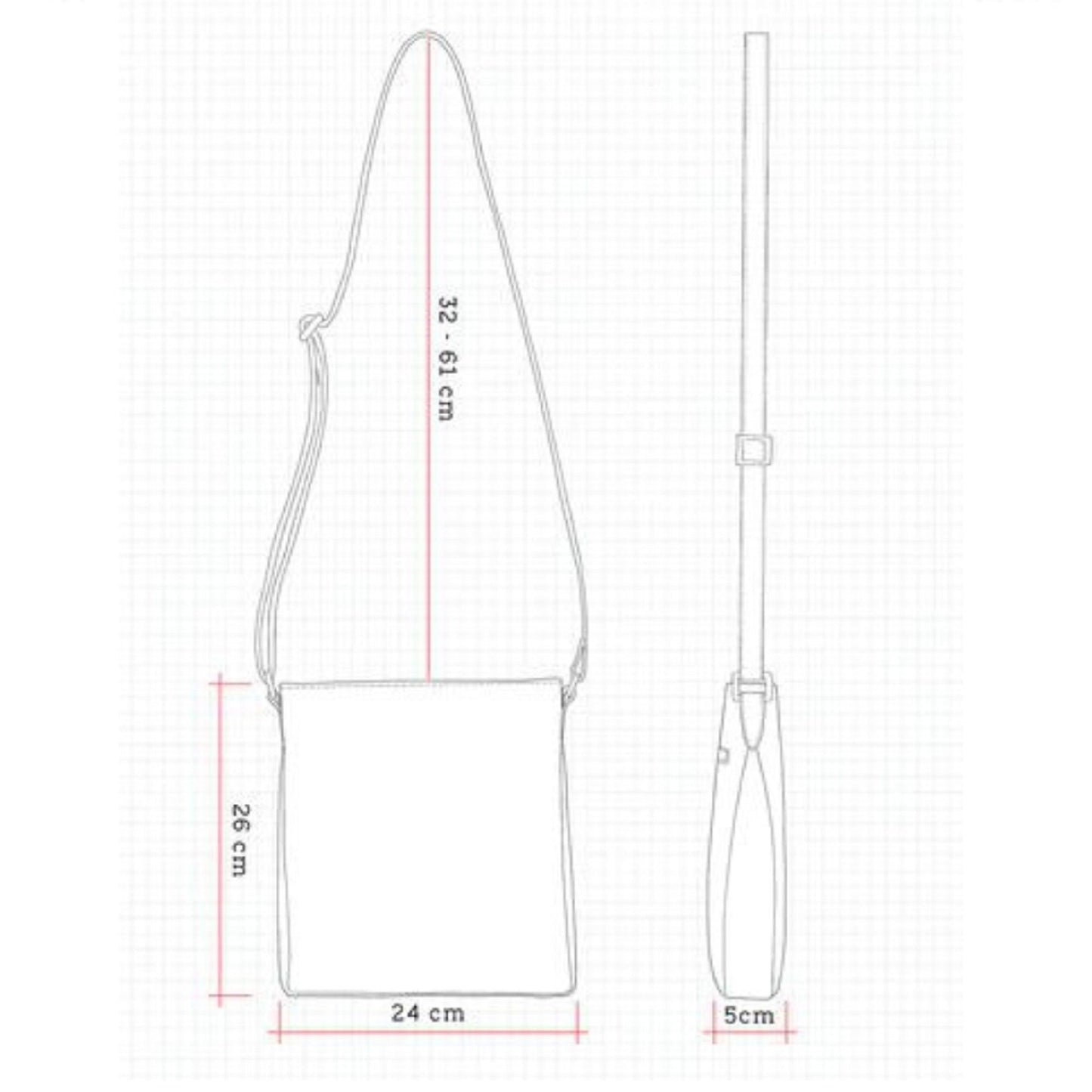 Bryant Leather Crossbody Bag - Black