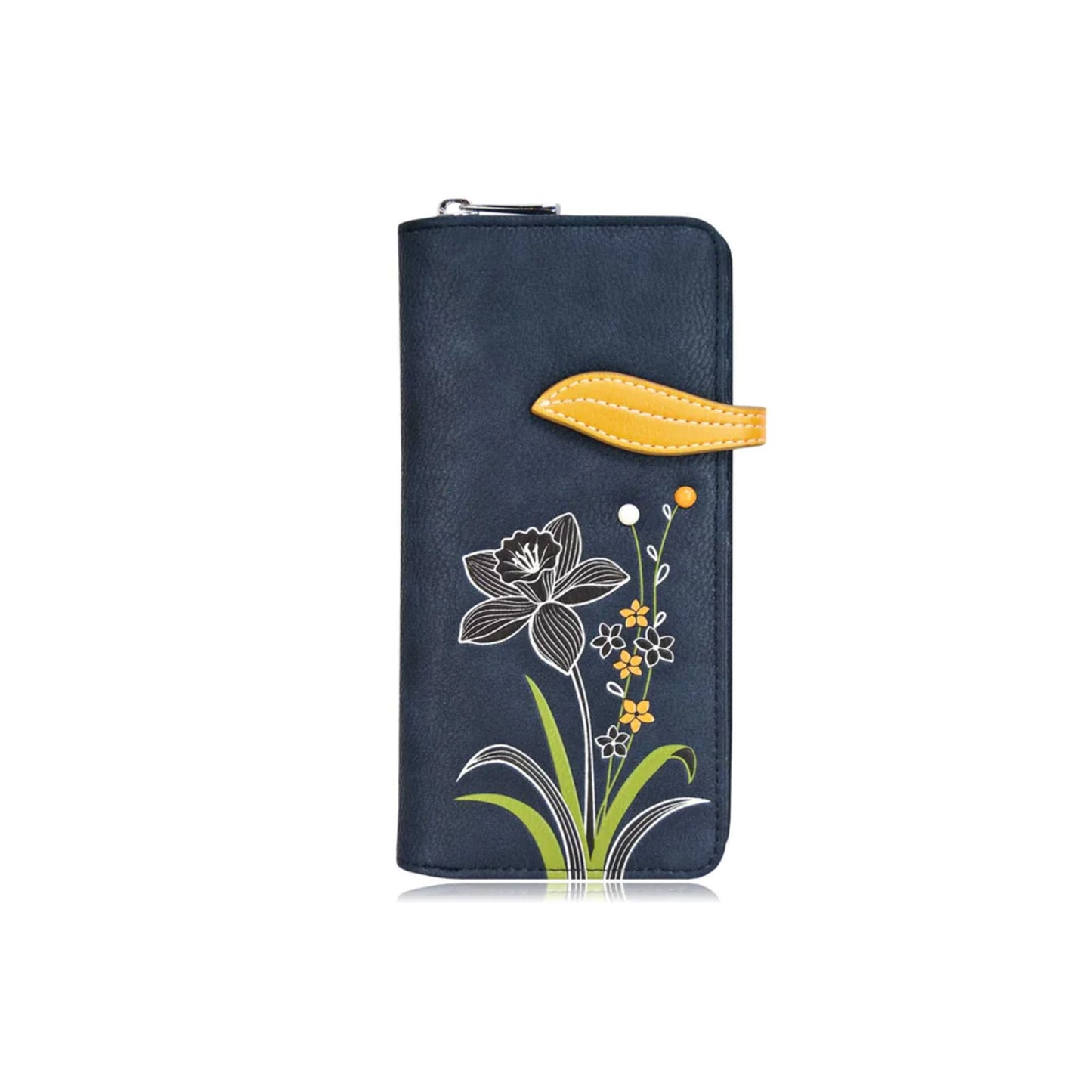 Daffodil Clutch Wallet - Blue