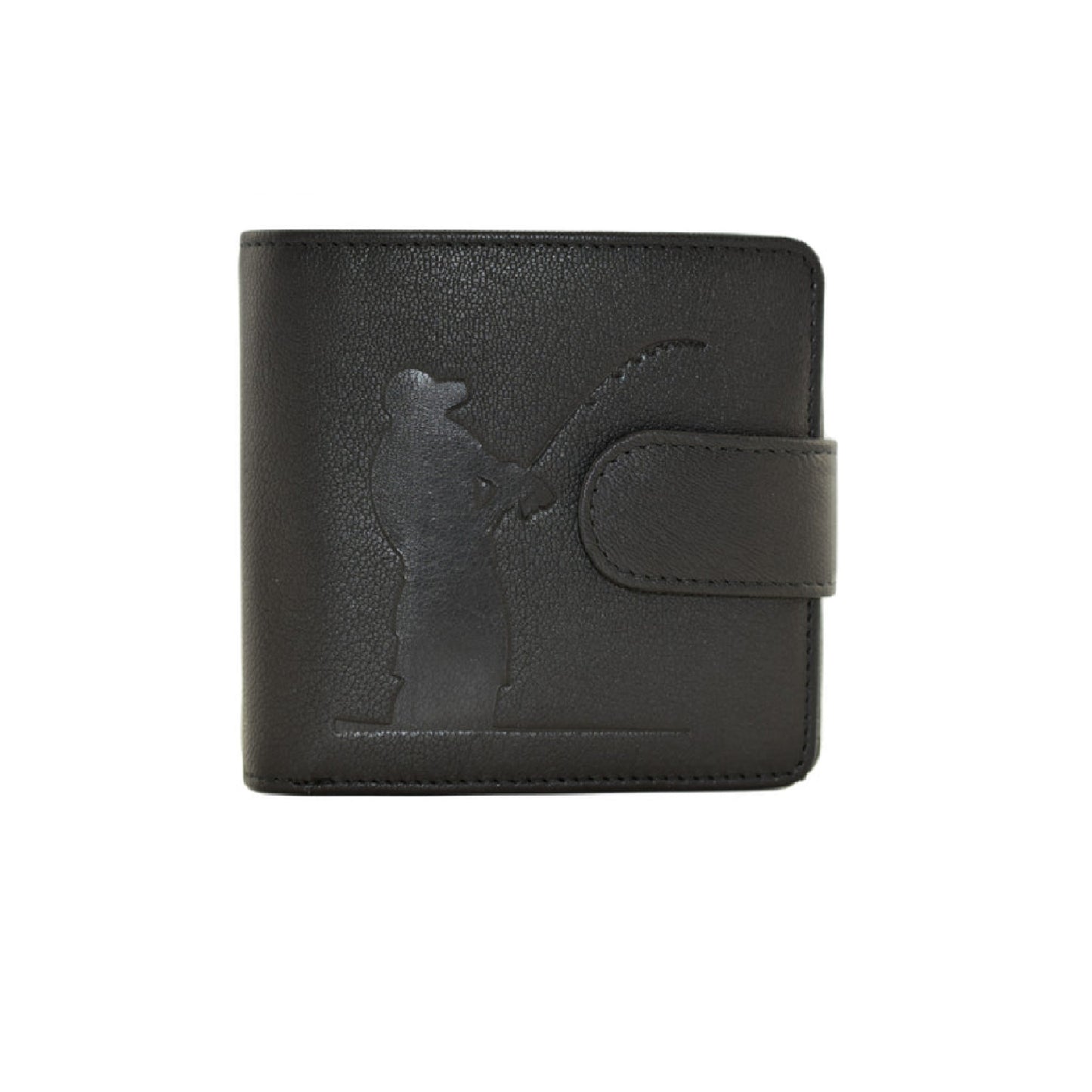 Mala Fisherman Tab Black Leather Wallet NZ
