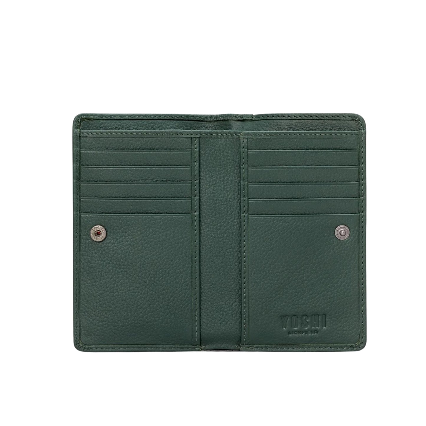 Green Fingers Oxford Leather Purse - Green