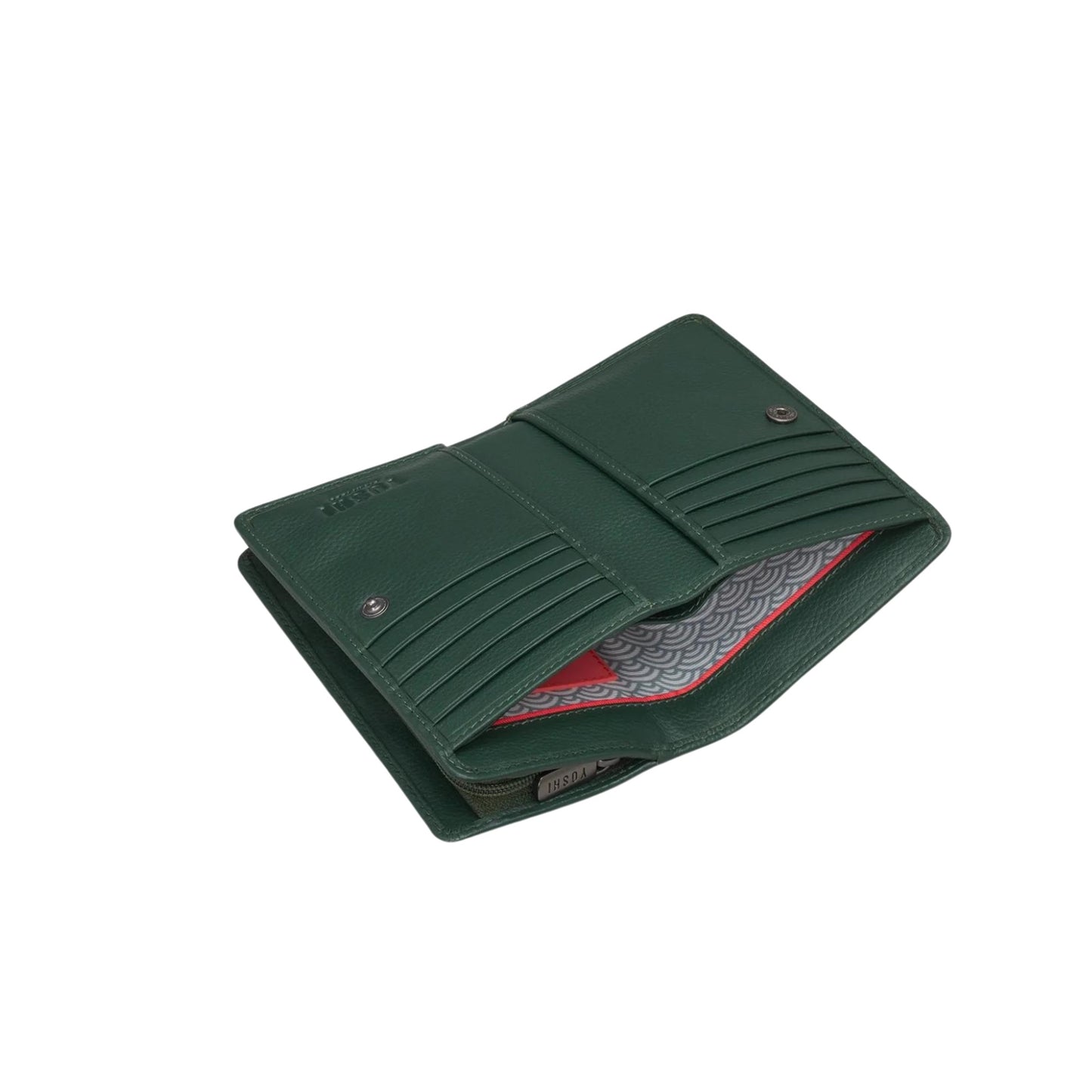 Green Fingers Oxford Leather Purse - Green