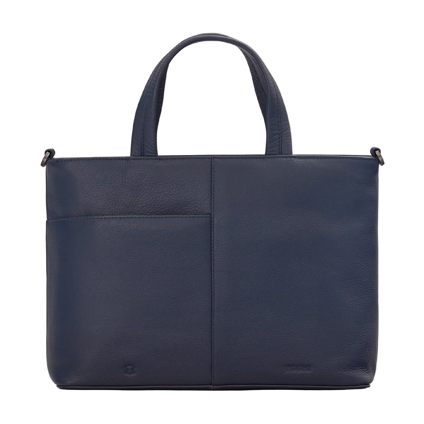 Jane Austen Bookworm Leather Grab Bag - Navy
