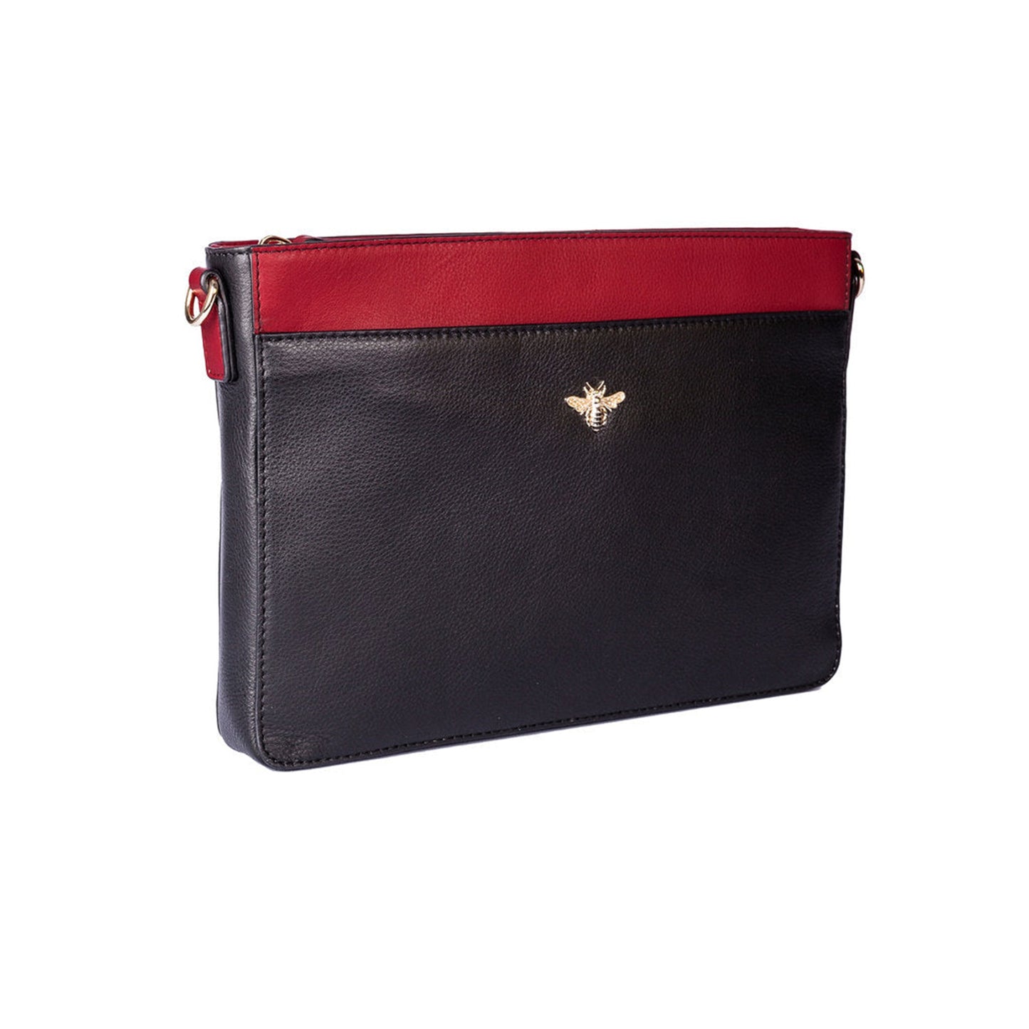 Mason Cross Body Leather Bag - Black