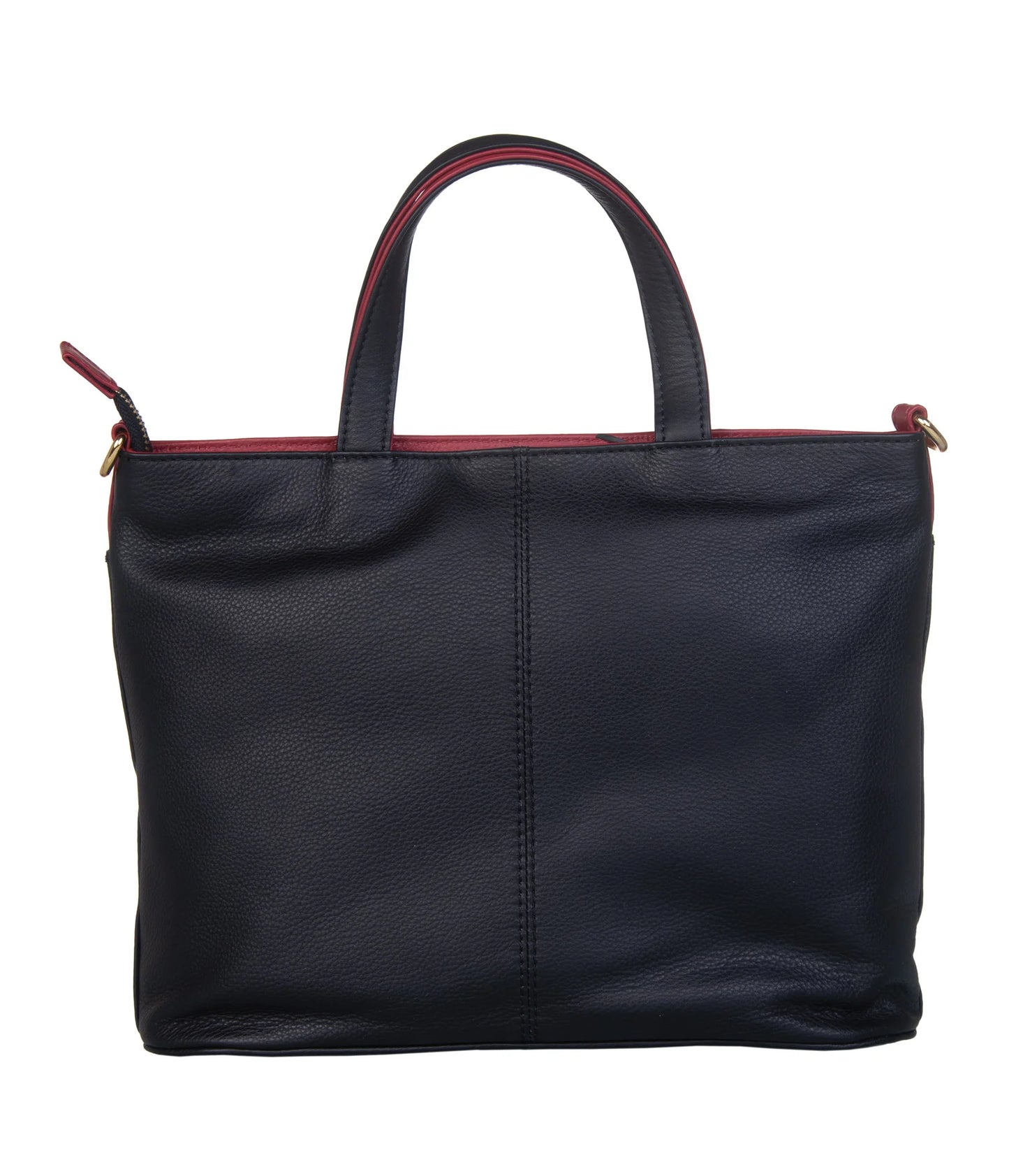 Mason Multi Way Leather Grab Bag - Black