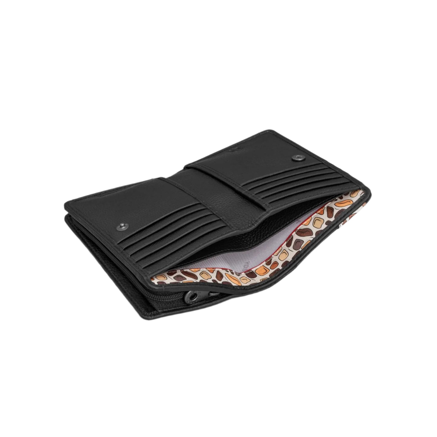 Mother's Pride Oxford Leather Purse - Black