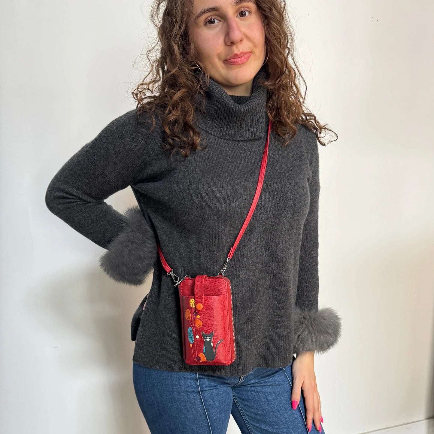 Nene Smartphone Pouch - Red