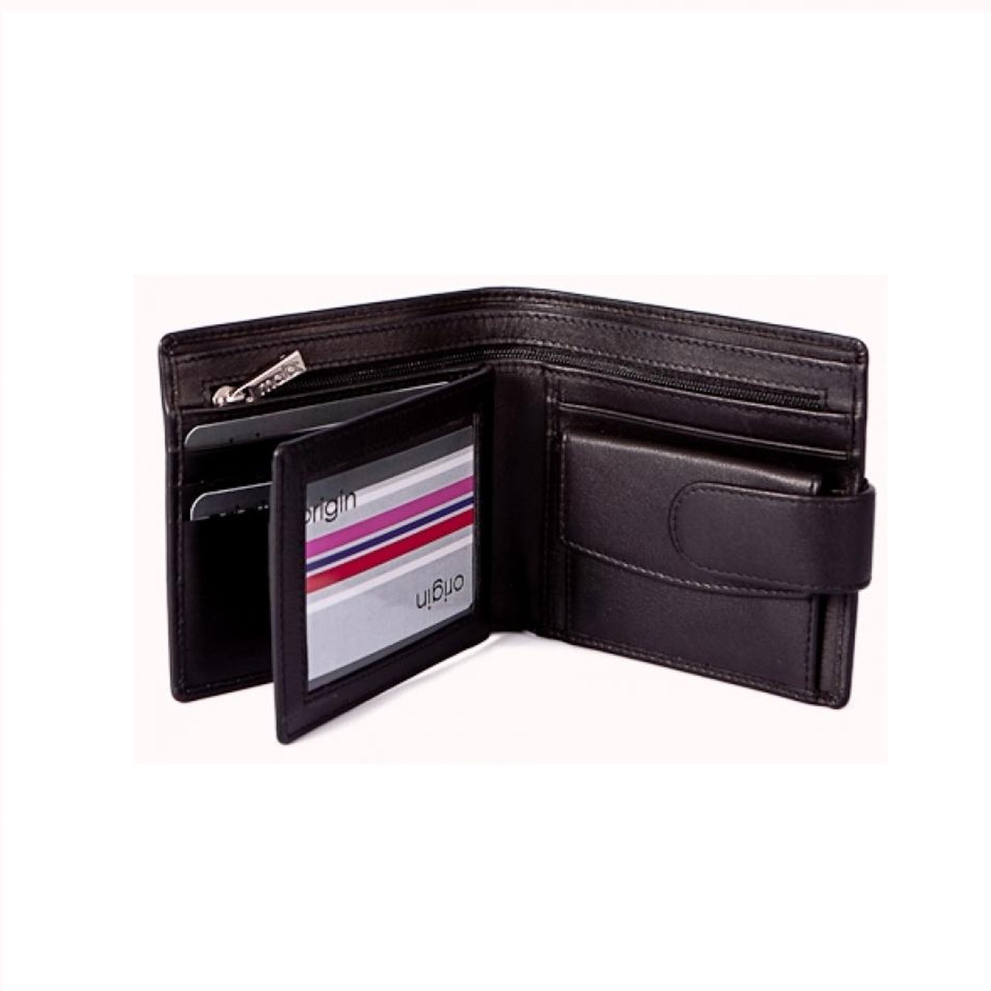 Men's Origin Tab Wallet with Coin Pocket - Black