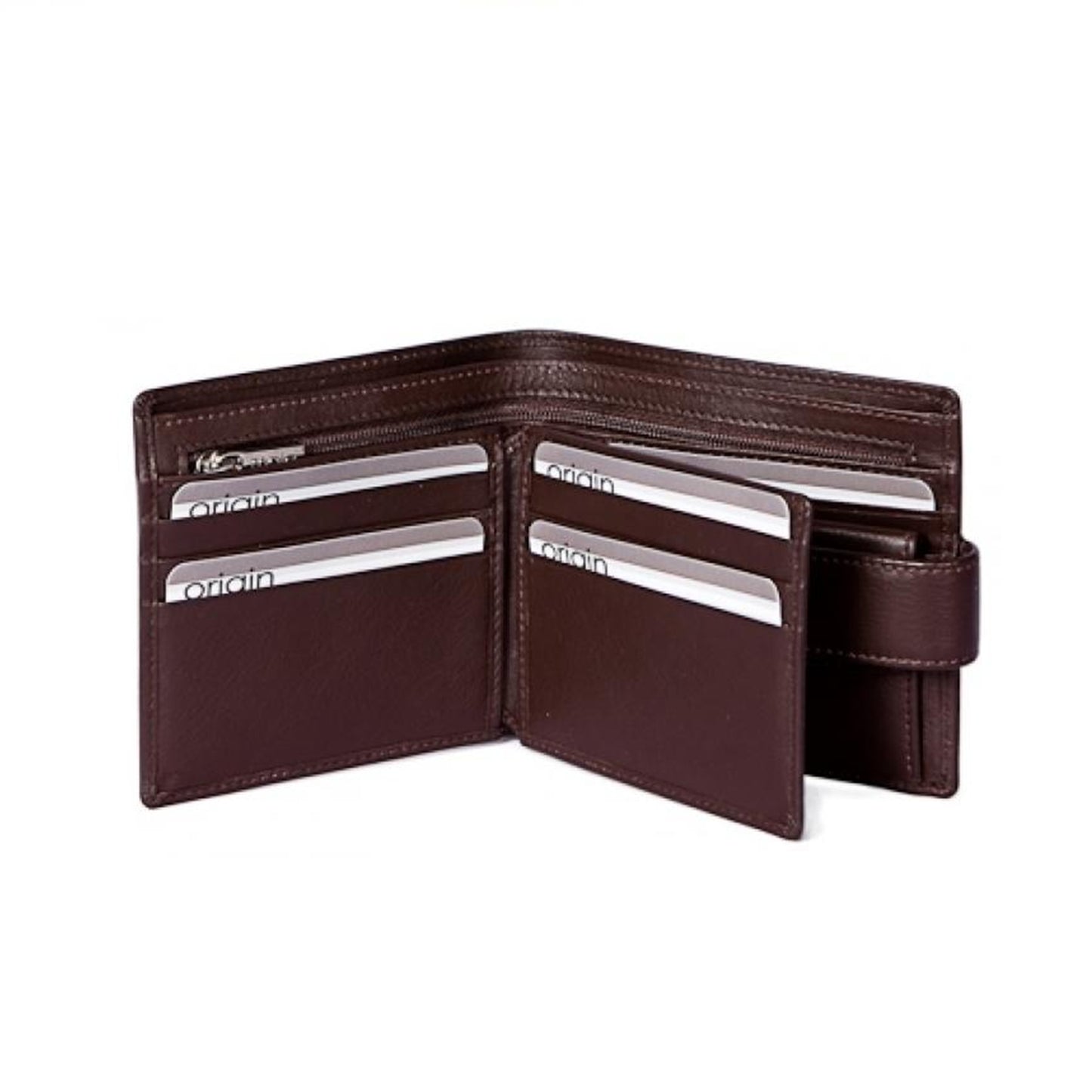 Men's Origin Tab Wallet with Coin Pocket - Brown