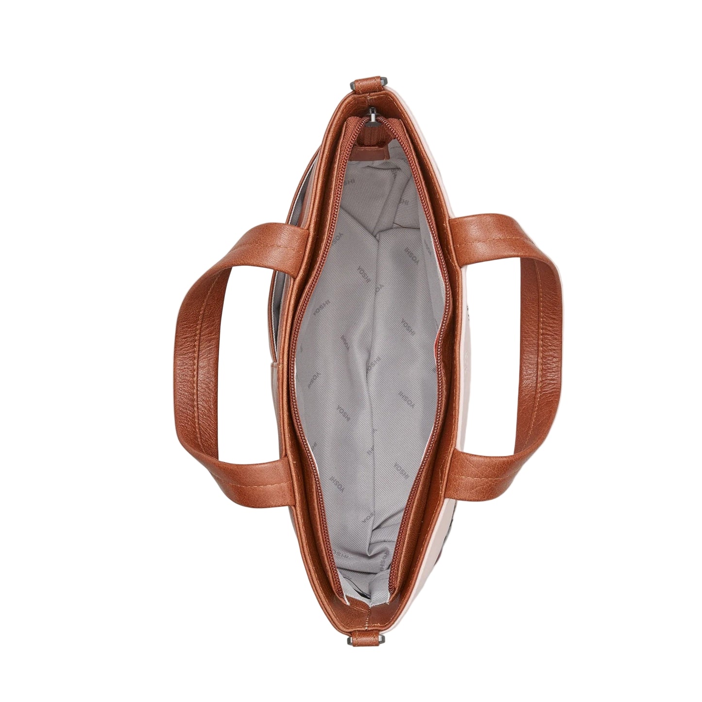 Shakespeare Bookworm Leather Grab Bag - Brown