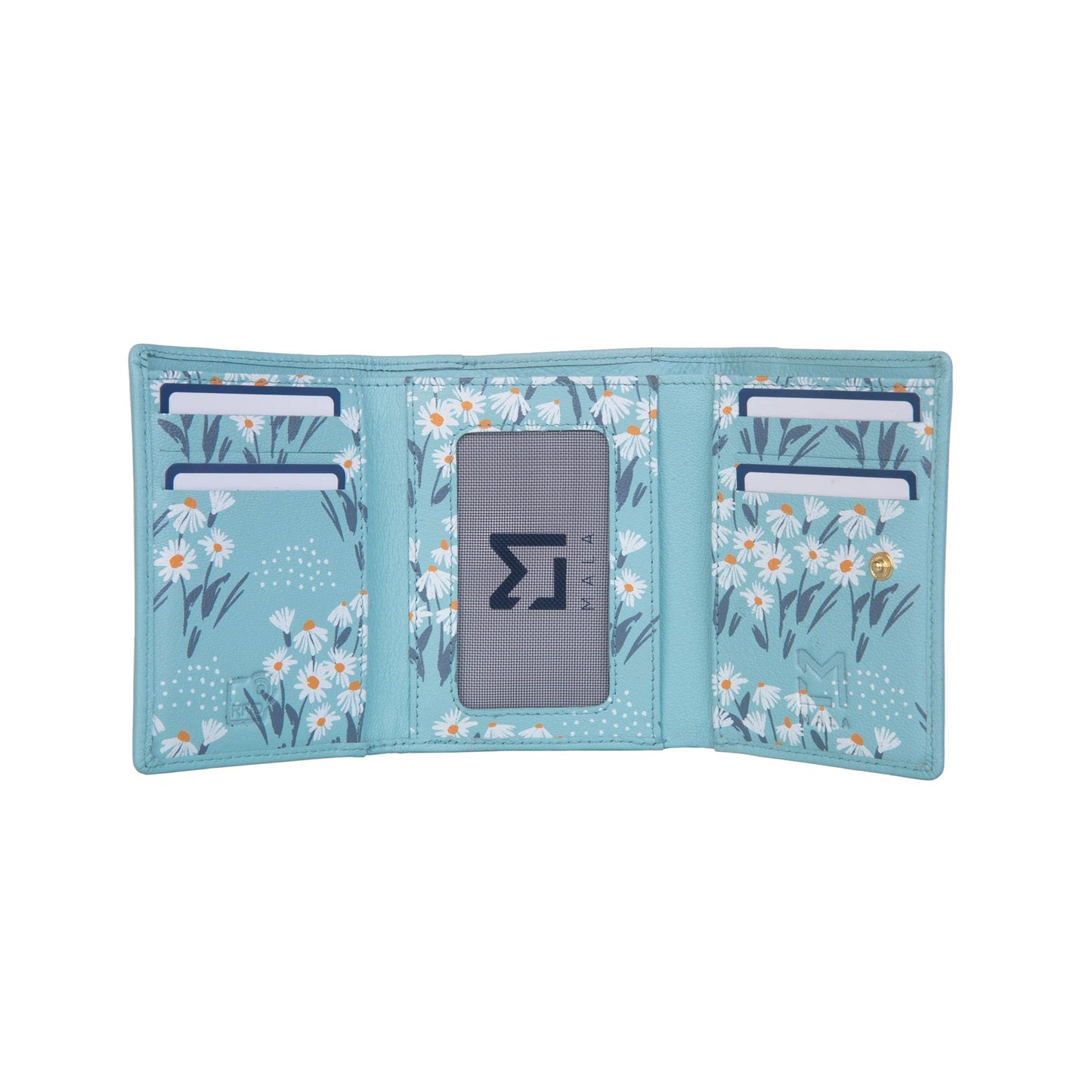 Shiloh Midi Tri-Fold Purse Green