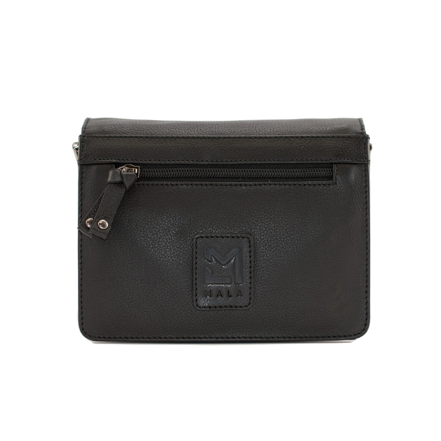 Steed Flab Leather Bag - Black