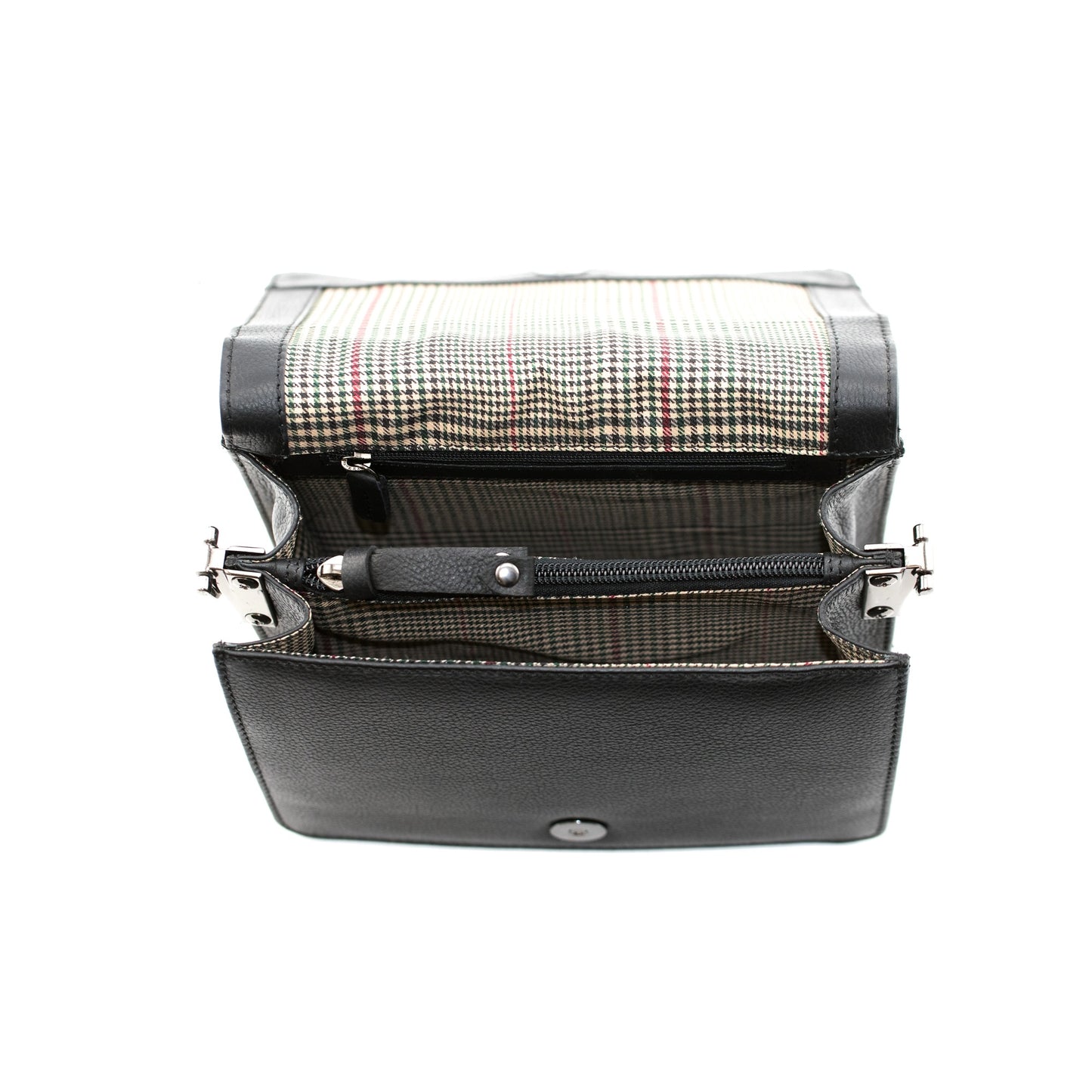 Steed Flab Leather Bag - Black