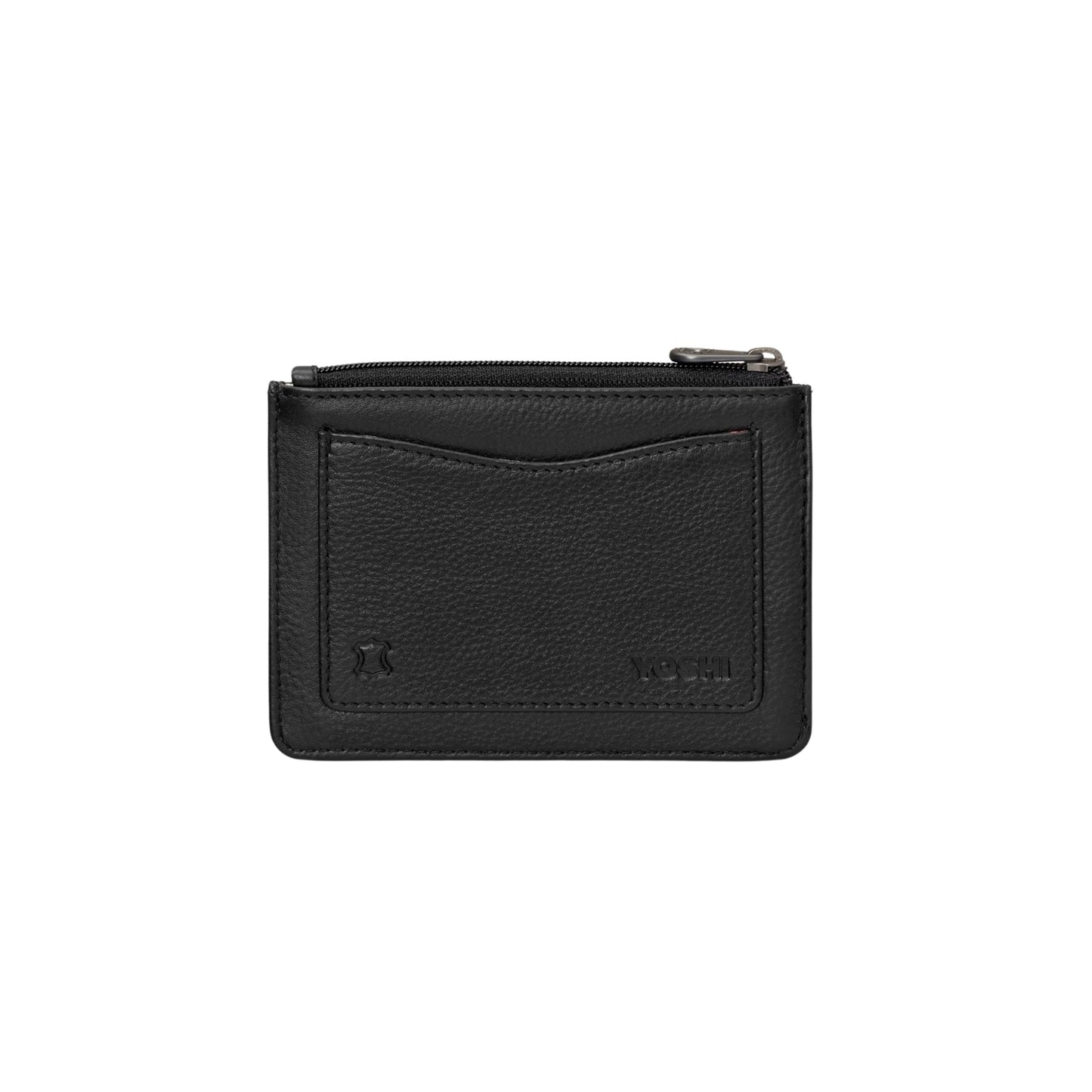 Bark to Bark Card & Coin Leather Purse - Black