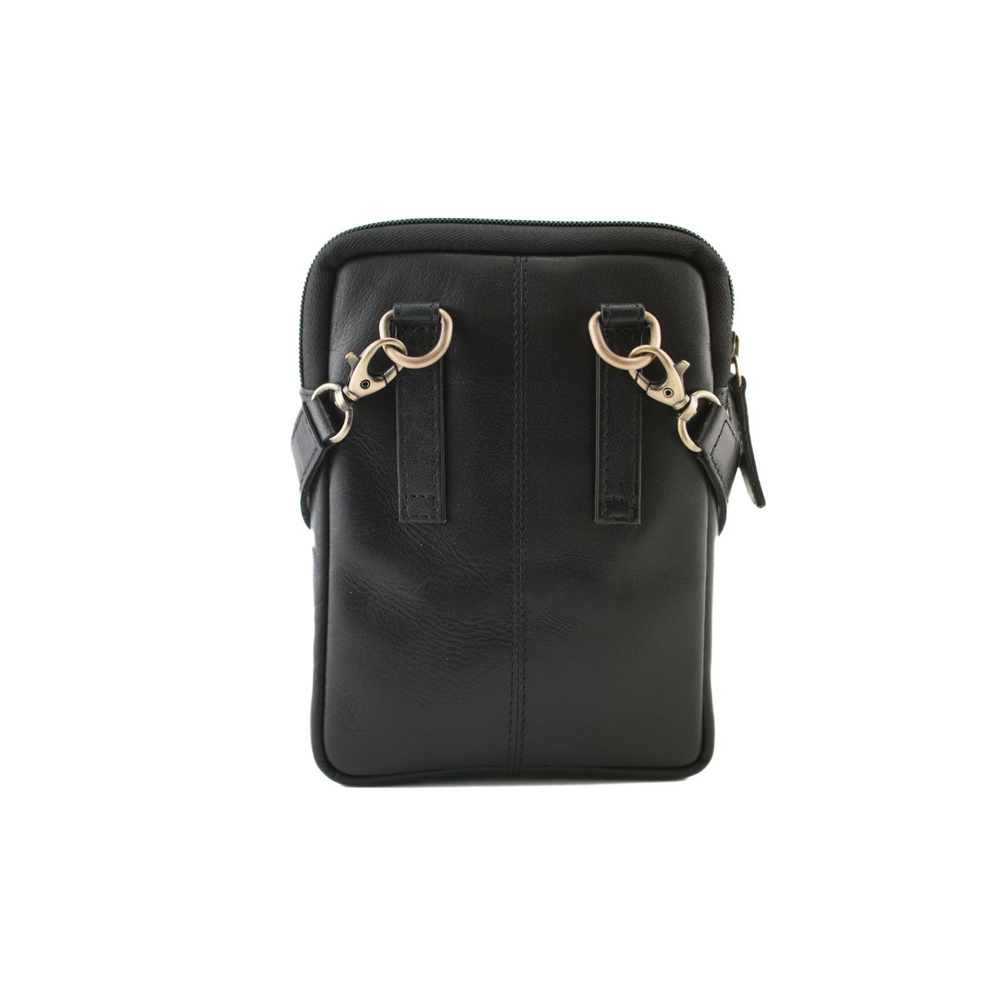 Toro Leather Travel Bag - Black
