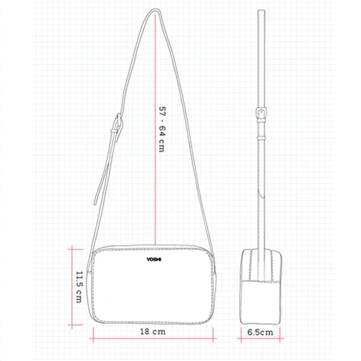 Jane Austen Bookworm Porter Crossbody Bag - Navy