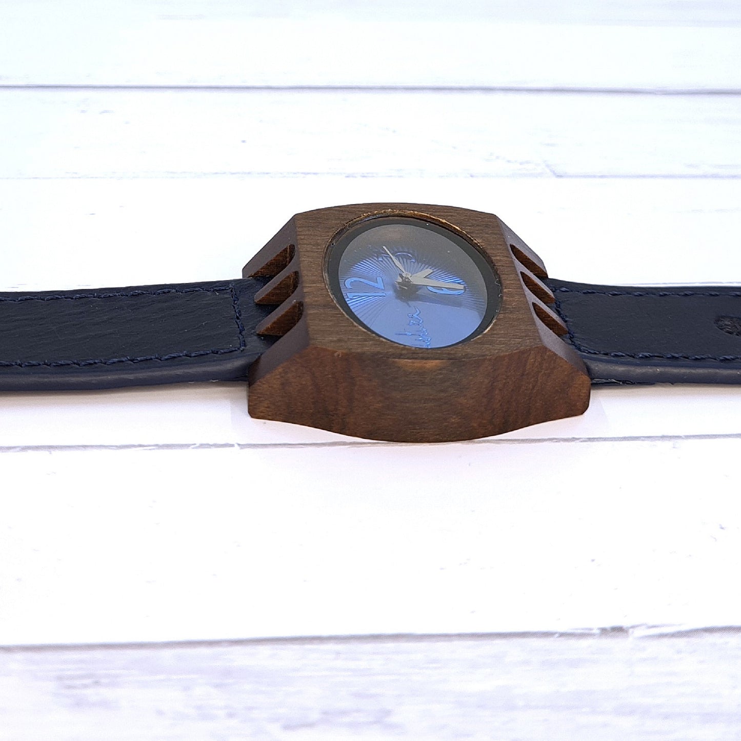 Kamera Navy Wooden | Men's Watch