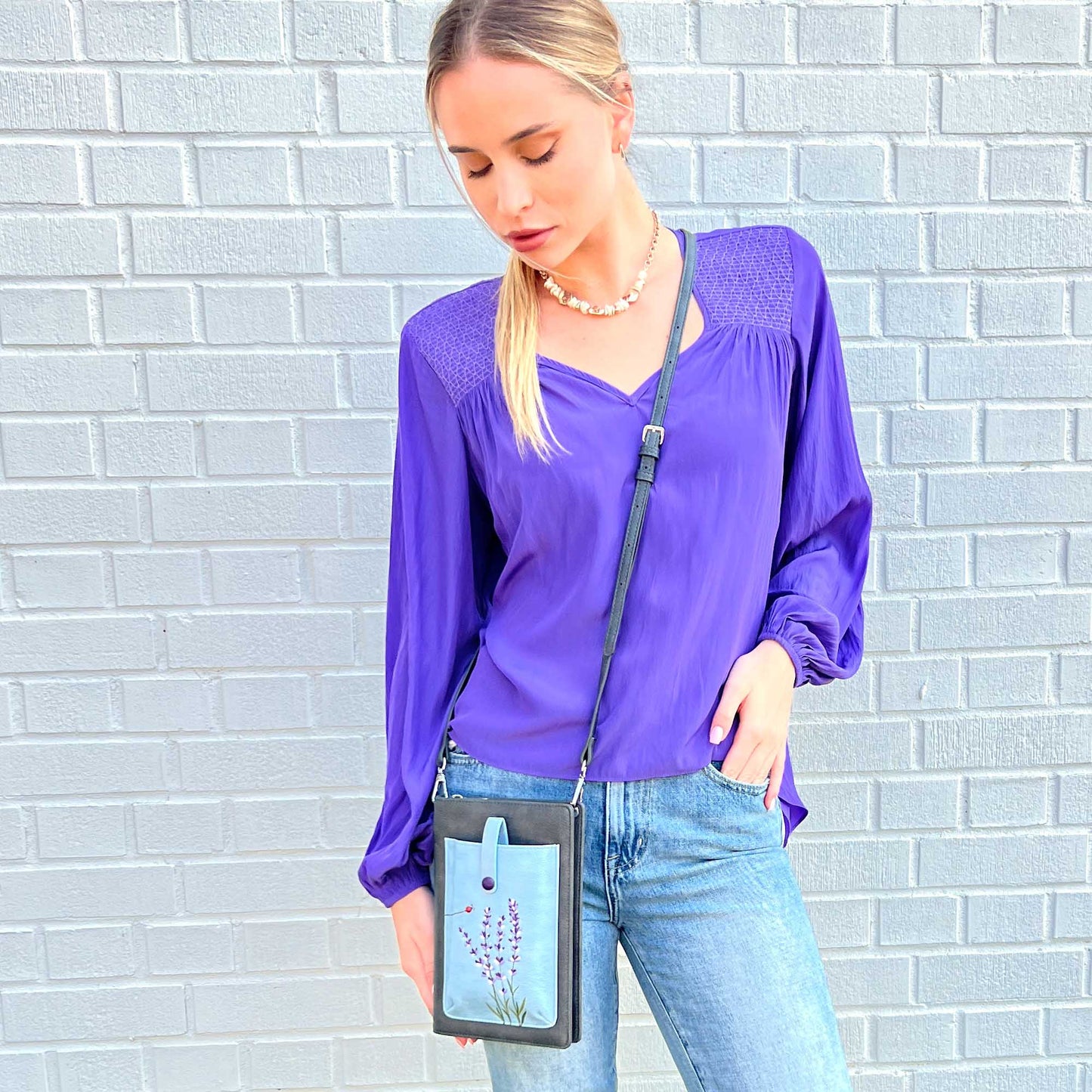 Lavender iSmart Purse - Blue