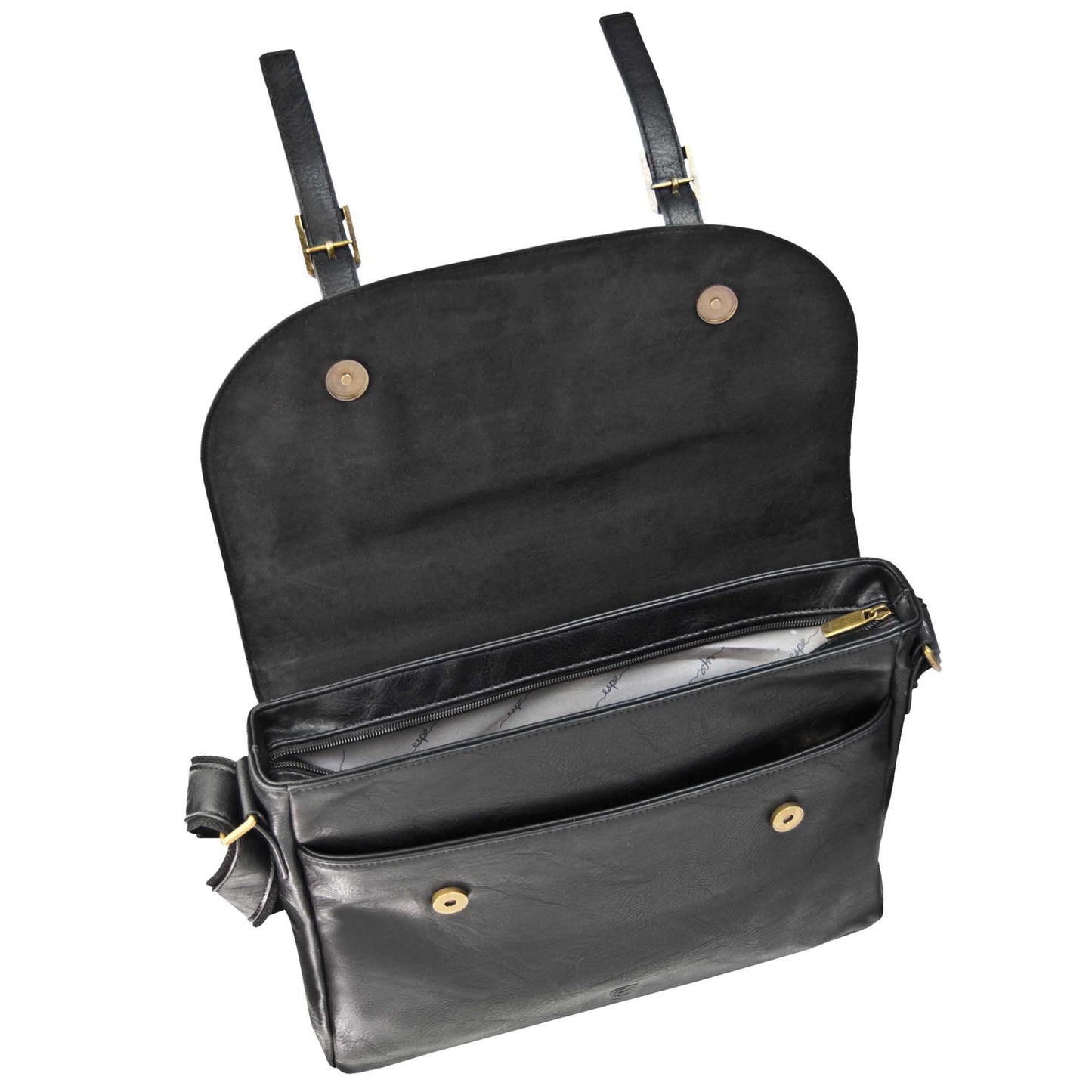 River Messenger Satchel - Black - LAST ONE!
