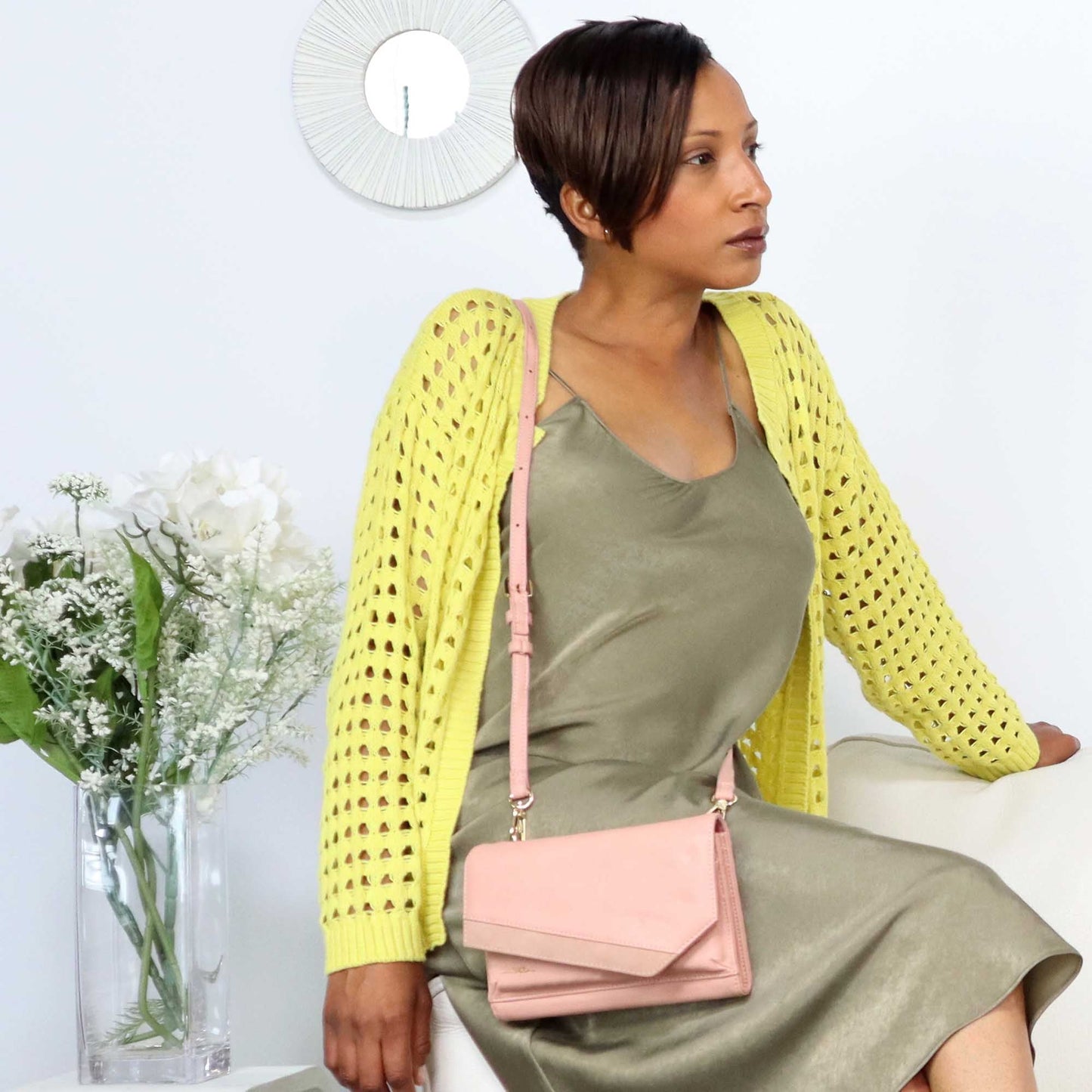 Sabrina Crossbody - Pink