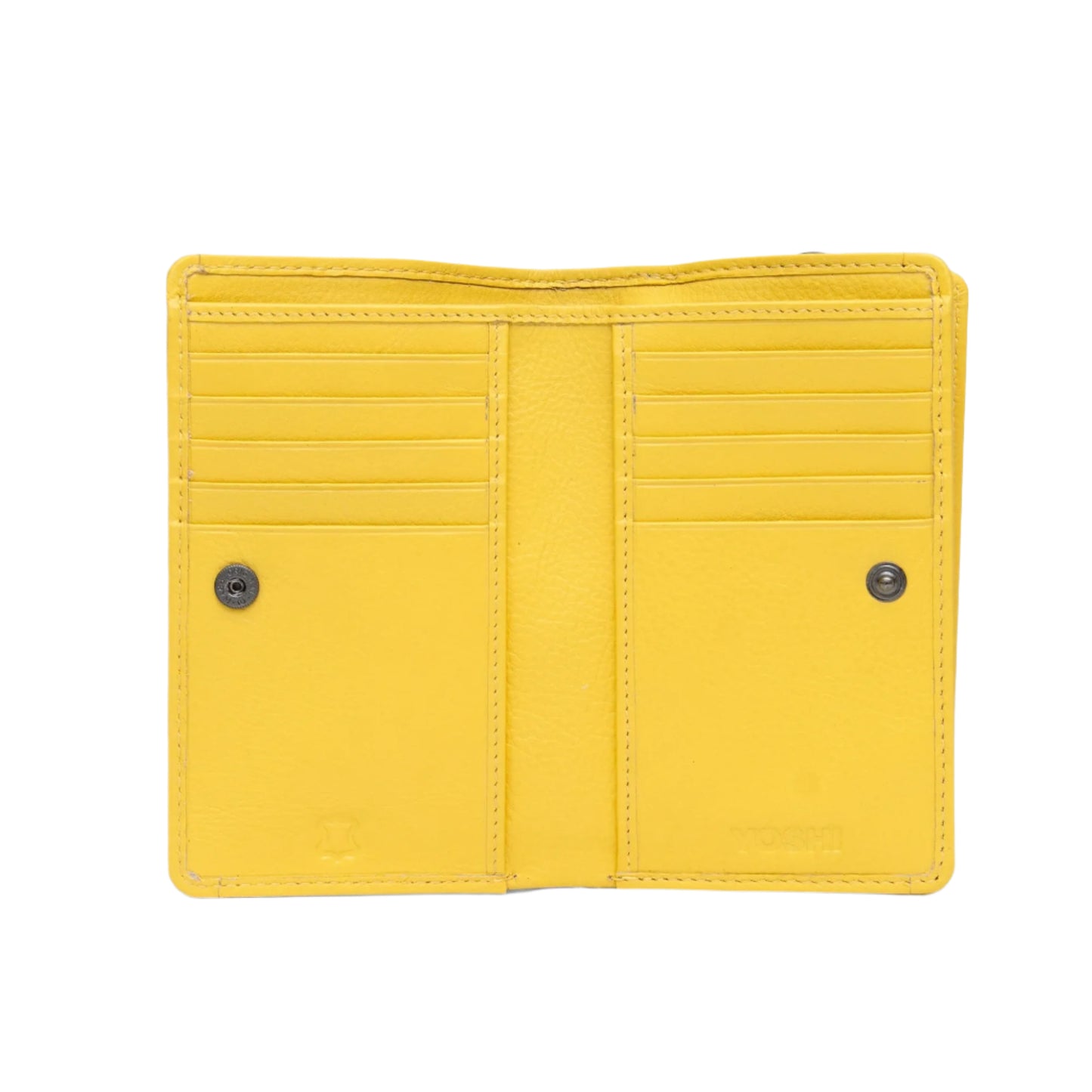 Wildflowers Oxford Leather Purse - Yellow