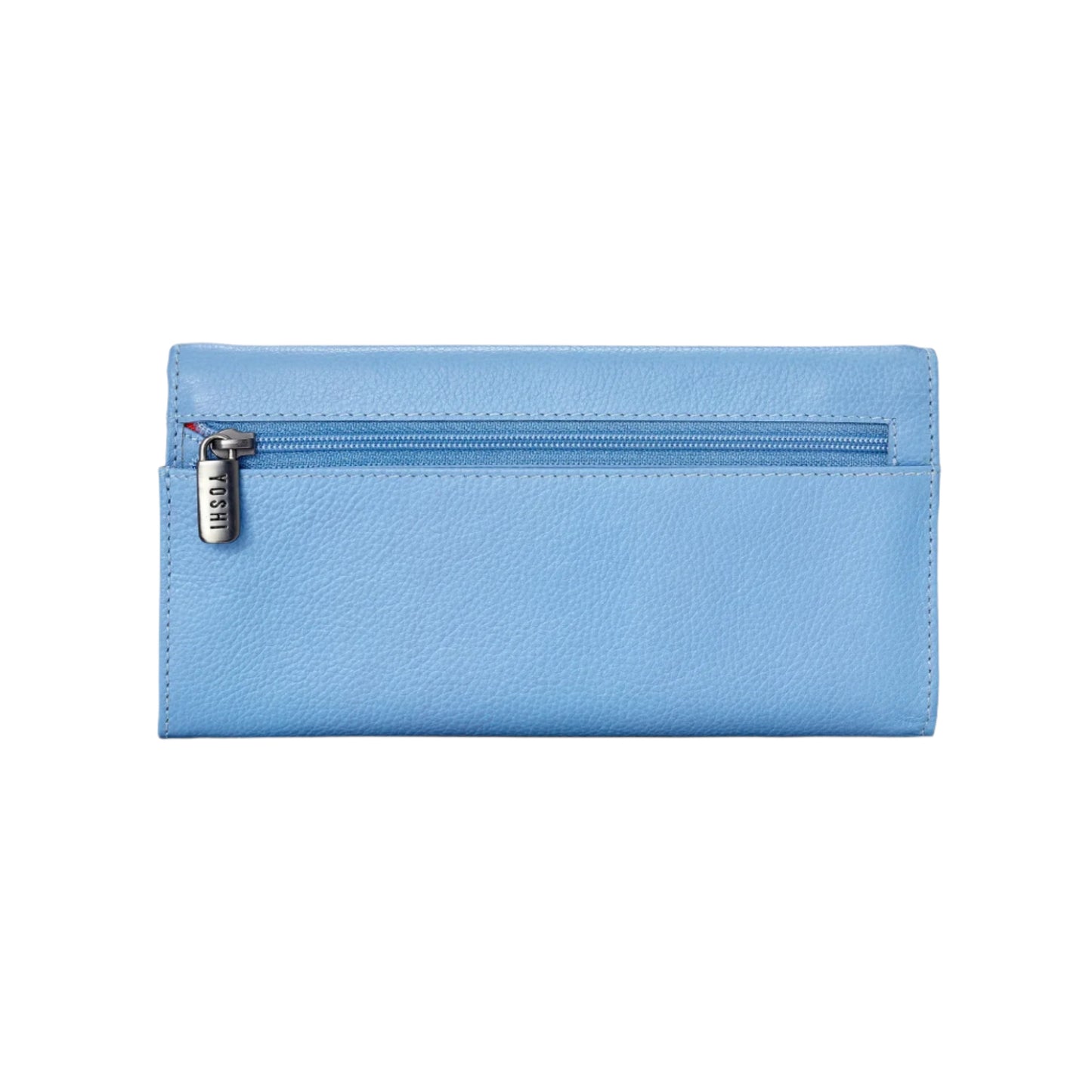 Bee Happy Hudson Leather Purse - Blue