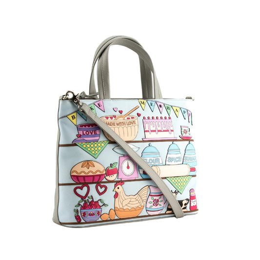 Bake Me Happy Multi Way Leather Grab Bag
