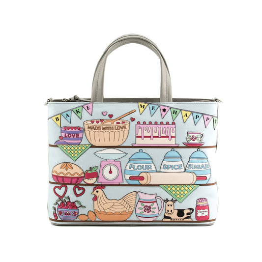 Bake Me Happy Multi Way Leather Grab Bag