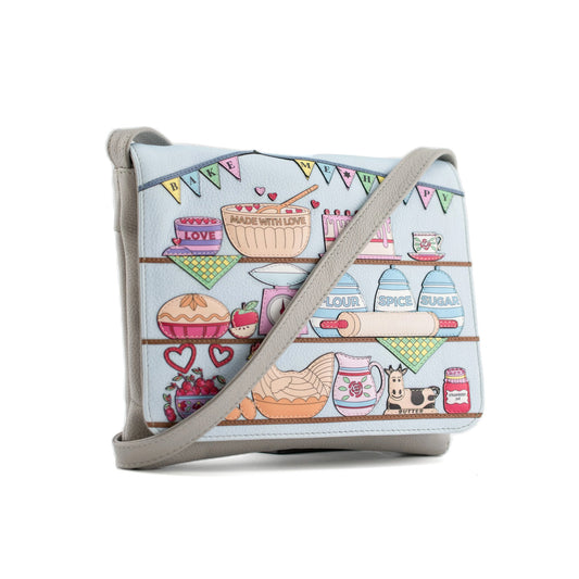 Bake Me Happy Midi Leather Flap Bag