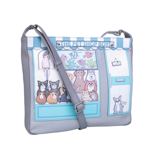 Beaus Pet Pals Large Leather Crossbody