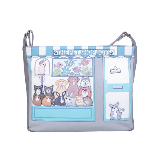 Beaus Pet Pals Large Leather Crossbody