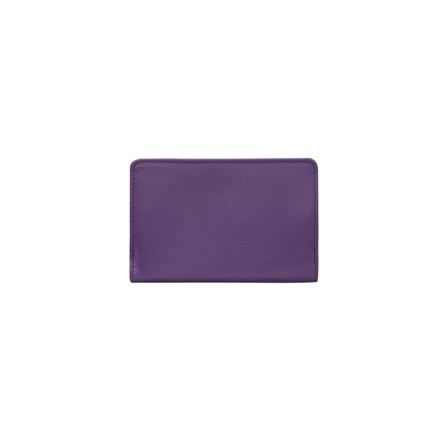 Bees Love Lavender Oxford Leather Purse - Plum