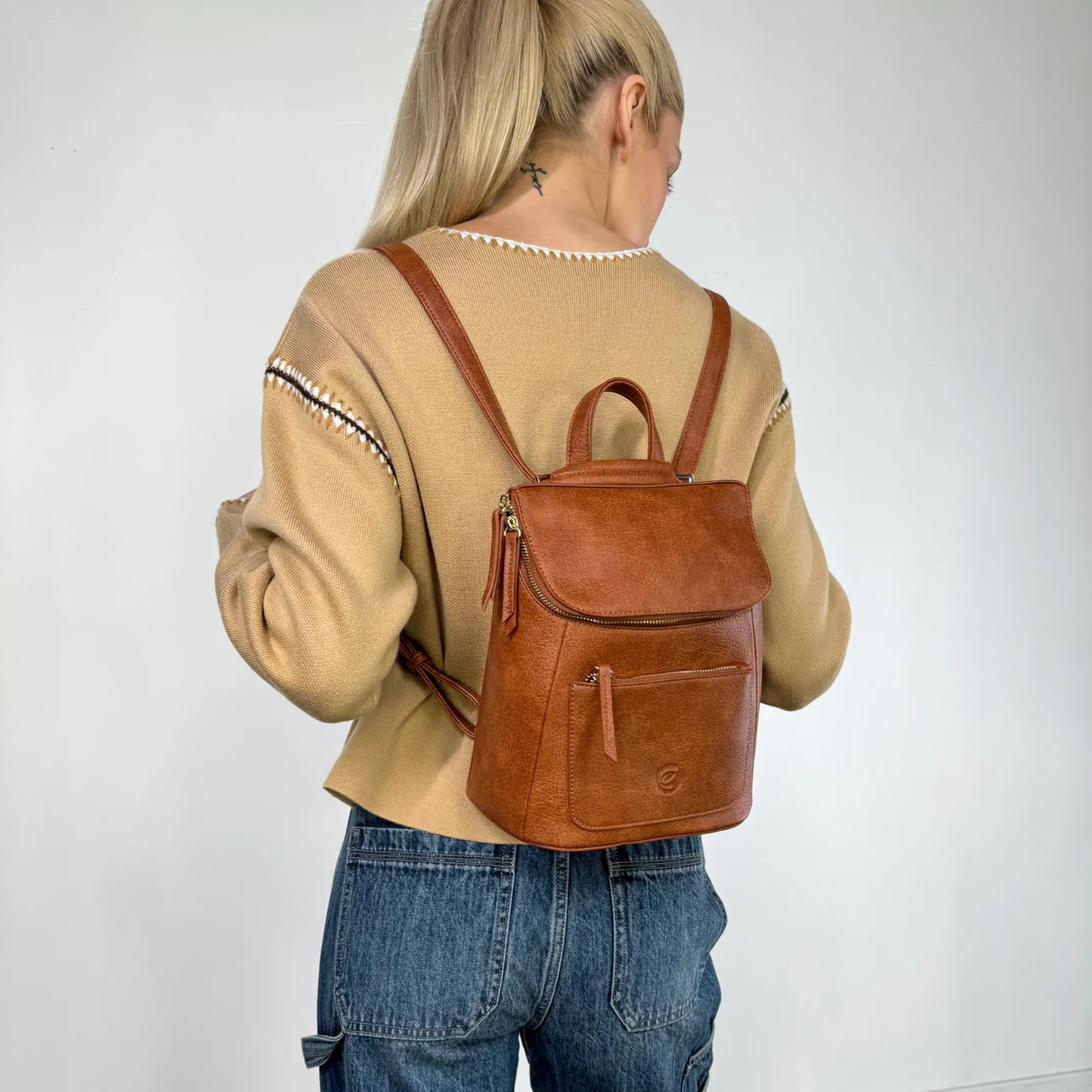 Bella Backpack - Tan