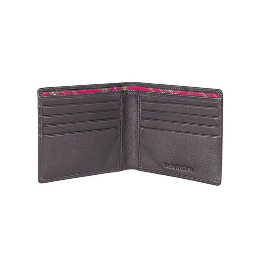 Men's Braemar Slim Wallet - Black Leather