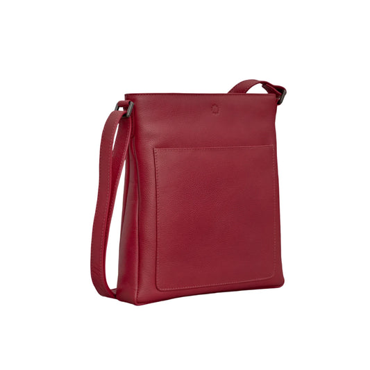 Bryant Leather Crossbody Bag - Red
