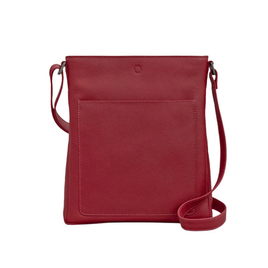 Bryant Leather Crossbody Bag - Red