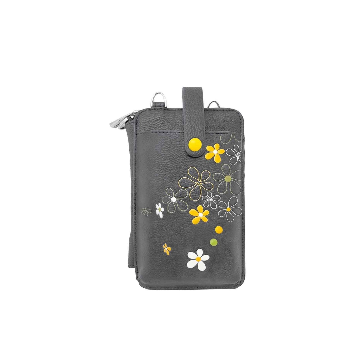 Daisy Smartphone Pouch - Grey