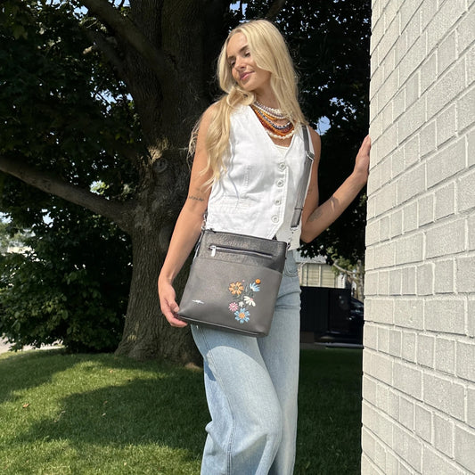 Elsa Crossbody - Grey