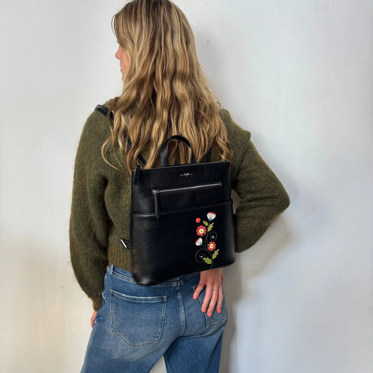Flora Backpack - Black