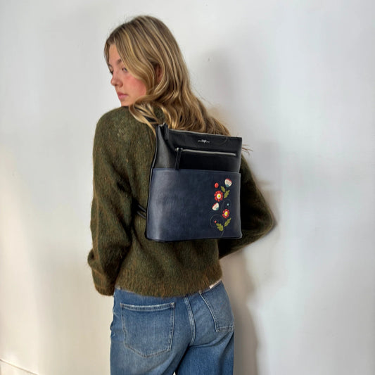 Flora Backpack - Blue