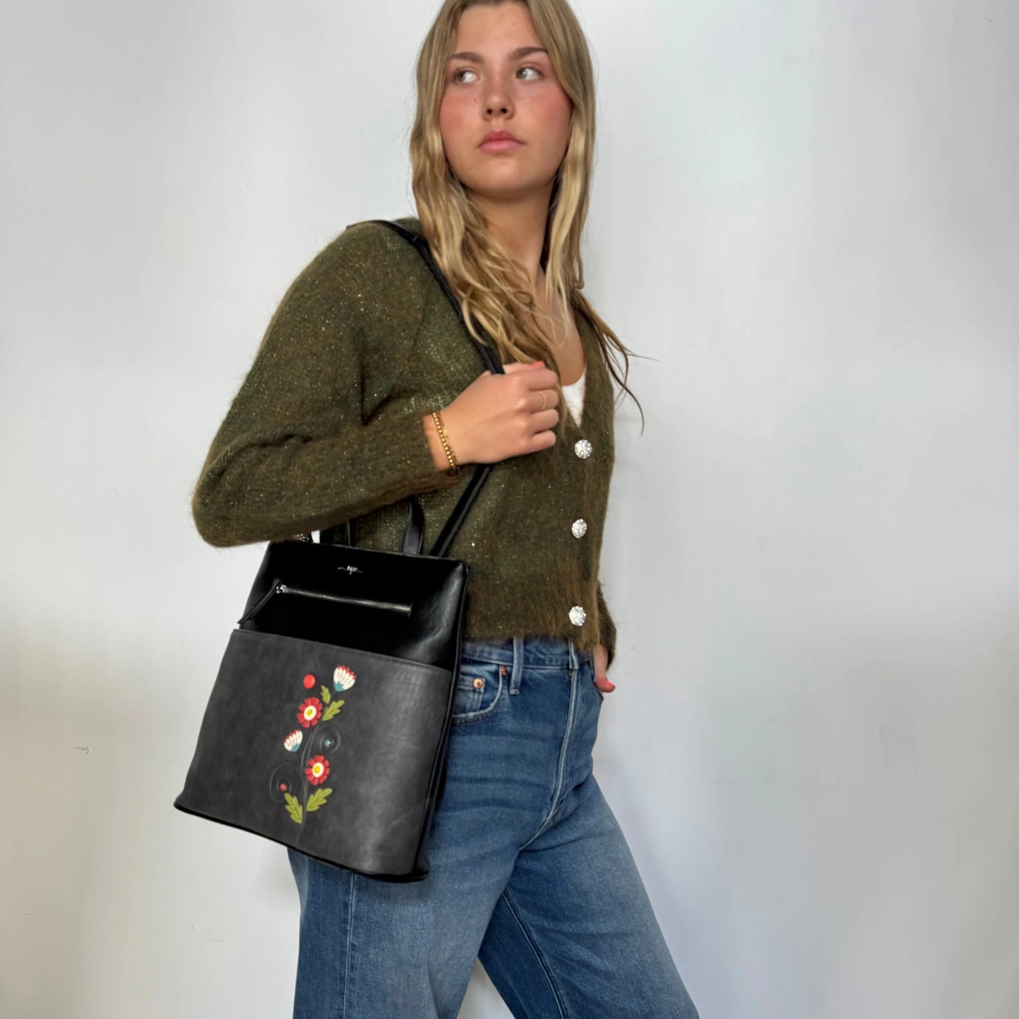 Flora Backpack - Grey