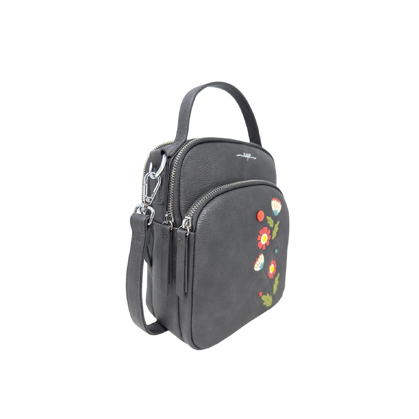 Flora Crossbody - Grey