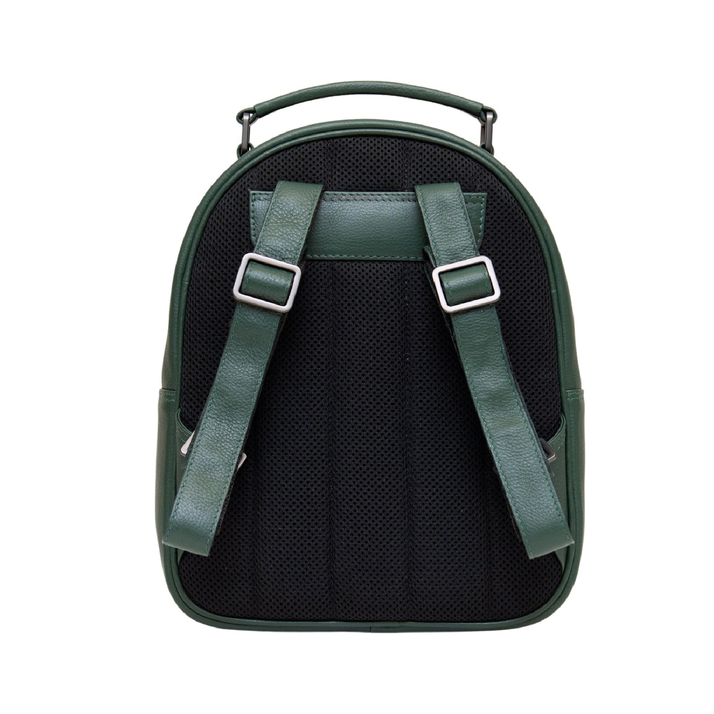 Green Fingers Leather Backpack- Green