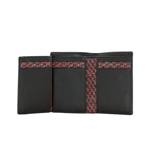 Men's Grayson Tall Leather Wallet flap - Black