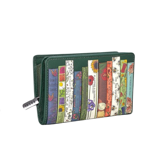Green Fingers Oxford Leather Purse - Green