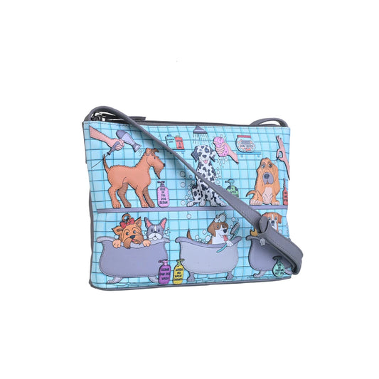 Groom Room Leather Cross Body