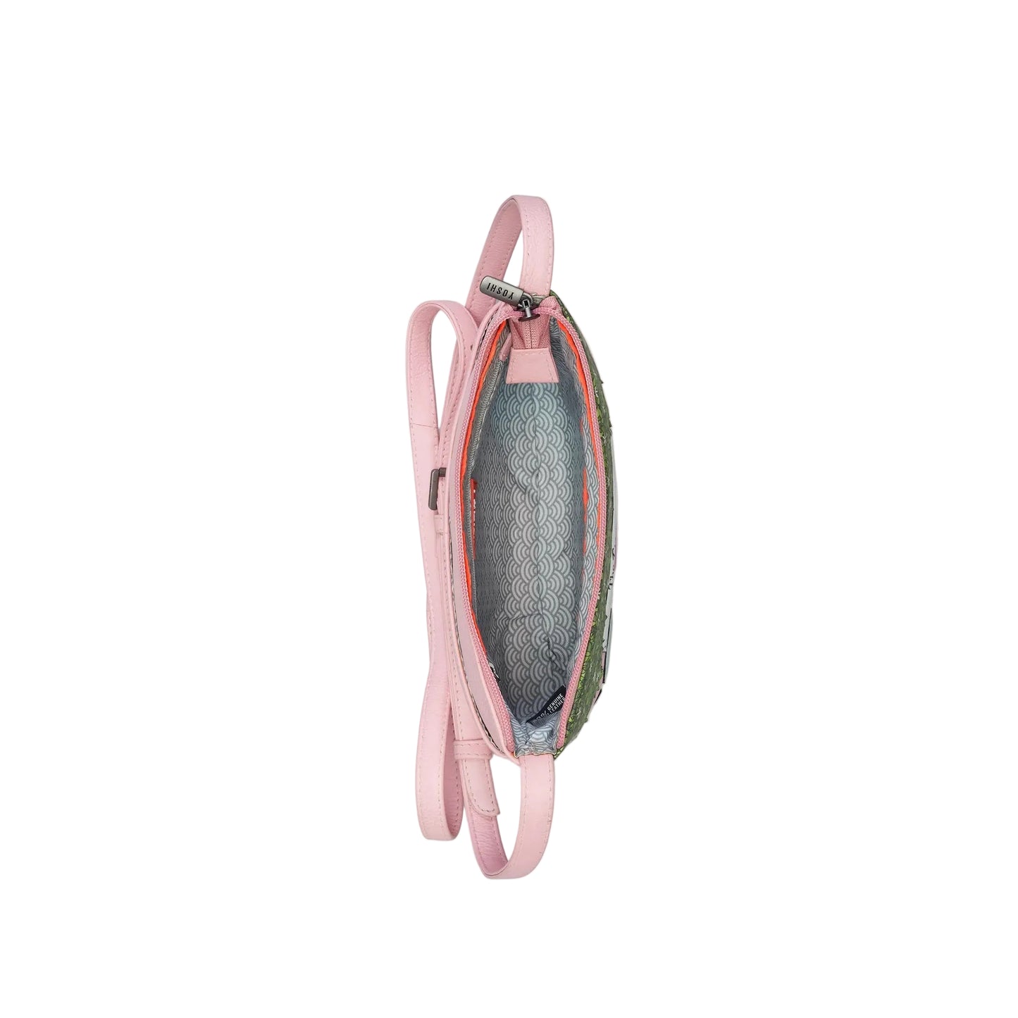Ivy Boutique Leather Crossbody Bag - Pink
