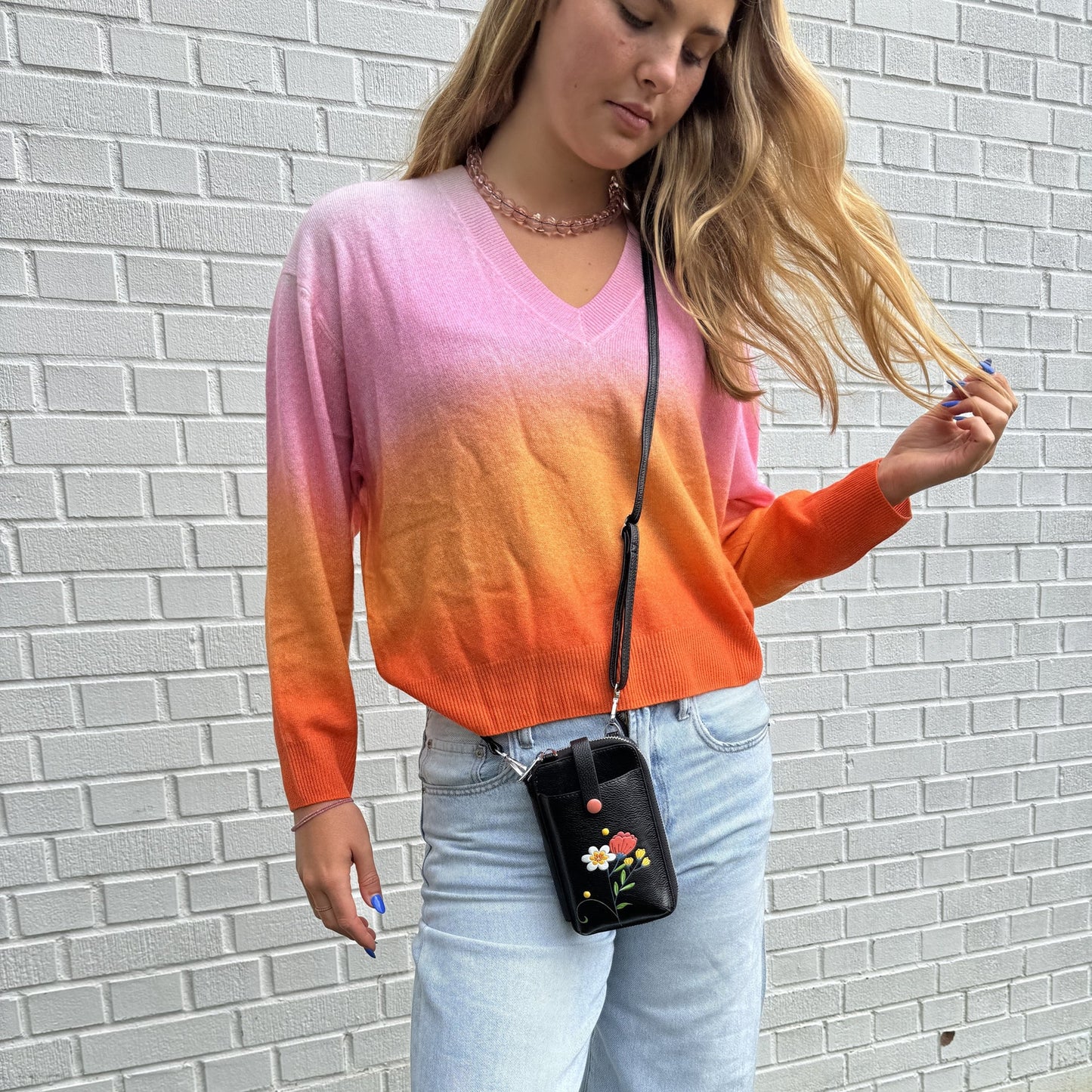 Jasmine Smartphone Pouch - Black